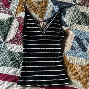 Reformation ribbed tank top